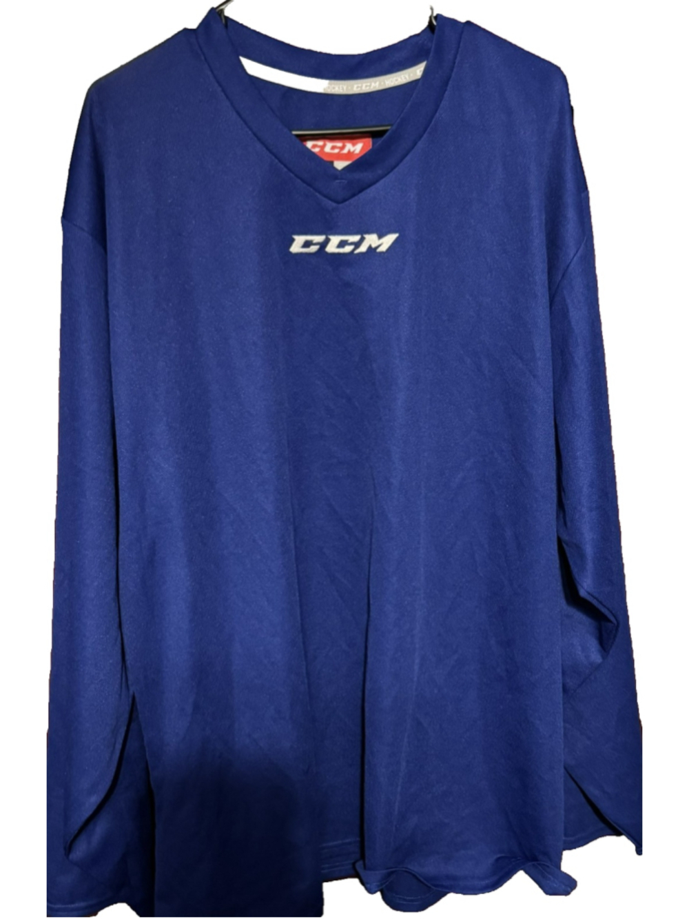 CCM Blank Practice Hockey Jersey Blue Men’s Size XL